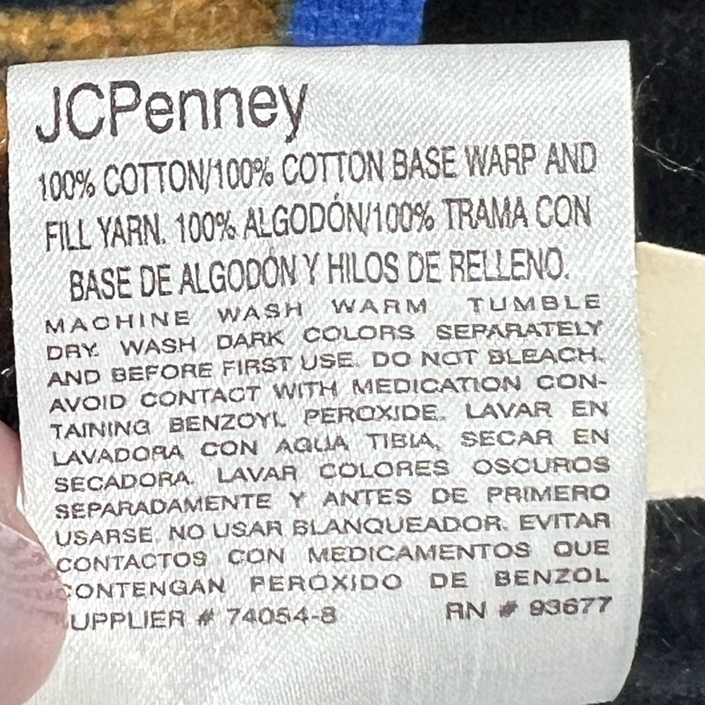 Vintage JC Penney Schim Schimmel Lion Brother Cubs Beach Towel 34x64 NWT - Picture 6 of 6